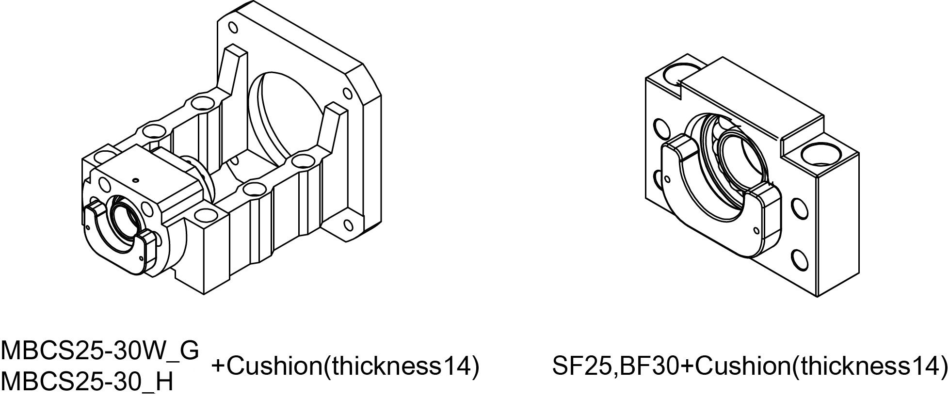MBCS2530加長 BF30 SF25